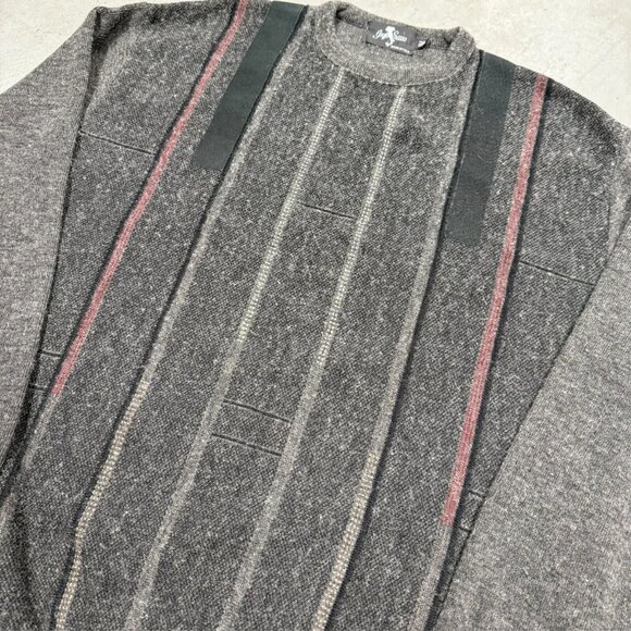 Vintage Gran Sasso Wool Blend Knit Sweater Made in Canada XL - Picture 2 of 7